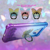 For LG V50, V50 ThinQ 5G Liquid Quicksand Glitter Soft Rubber Bling Case Cover w Ring