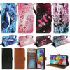 For Samsung Galaxy A01 (5.7"), PU Leather Wallet Phone Case Flip Stand Strap