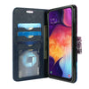 For Samsung Galaxy A01 (5.7"), PU Leather Wallet Phone Case Flip Stand Strap