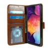 For Samsung Galaxy A01 (5.7"), PU Leather Wallet Phone Case Flip Stand Strap