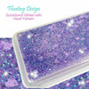 For Samsung Galaxy A12 2021- Liquid Glitter Bling Case Cover Phone Ring Stand