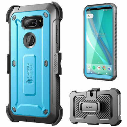 LG V30 SUPCASE Beetle Pro Rugged Holster Shockproof Case with Screen Protector - Place Wireless