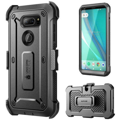 LG V30 SUPCASE Beetle Pro Rugged Holster Shockproof Case with Screen Protector - Place Wireless