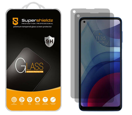 2x Privacy Tempered Glass Screen Protector for Motorola Moto G Power (2021)
