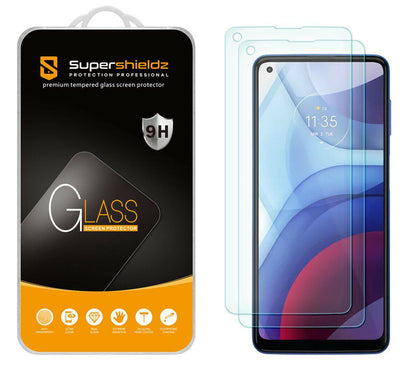 2X Supershieldz Tempered Glass Screen Protector for Motorola Moto G Power (2021)