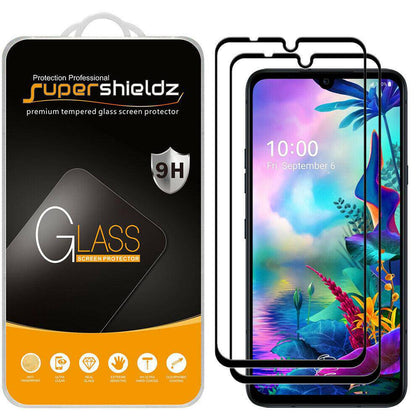 2X Supershieldz Full Cover Tempered Glass Screen Protector for LG G8X ThinQ - Place Wireless