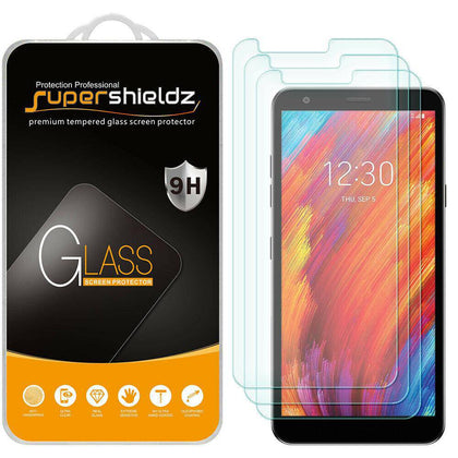 [3-Pack] Supershieldz Tempered Glass Screen Protector for LG Aristo 4 Plus - Place Wireless