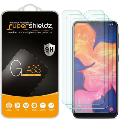 [3-Pack] Supershieldz Tempered Glass Screen Protector for Samsung Galaxy A10e - Place Wireless