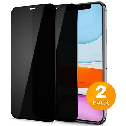 For iPhone 12 Pro 11 Pro Max XR Anti-Spy Tempered Glass Privacy Screen Protector - Place Wireless