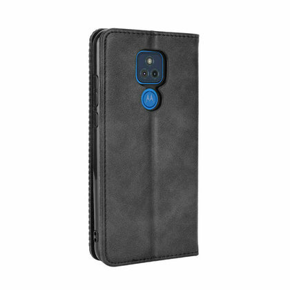 For Motorola MOTO G Play (2021) Flip Case PU Leather Wallet Card Stand Cover