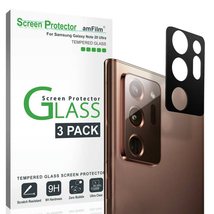 Samsung Galaxy Note 20 Ultra Glass Screen Protector for Back Camera Lens (3 PK) - Place Wireless
