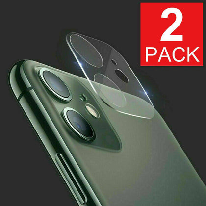 2-Pack For iPhone 11 Pro Max Full Tempered Glass Camera Lens Screen Protector - Place Wireless