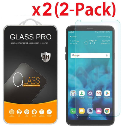 2 Pack Premium Tempered Glass Screen Protector For LG Stylo 5 / Stylo 5 Plus - Place Wireless
