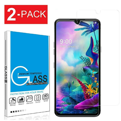 2-Pack Real Premium Tempered Glass Screen Protector Film Cover For LG G8X ThinQ - Place Wireless