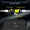 2 in 1 Adapter Headphone Audio Charger Cable Splitter For iPhone 7 8 X XS 11 Max