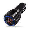 Dual USB 3.1A 12V Car Charger Adapter 3.0 Fast Charging For Android Samsung USA