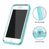 For iPhone 6 6S 7 8 X Plus Clear Defender Transparent Case (Clip Fits Otterbox)