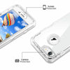 For iPhone 6 6S 7 8 X Plus Clear Defender Transparent Case (Clip Fits Otterbox)