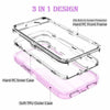 For iPhone 6 6S 7 8 X Plus Clear Defender Transparent Case (Clip Fits Otterbox)