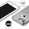 For iPhone 6 6S 7 8 X Plus Clear Defender Transparent Case (Clip Fits Otterbox)