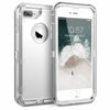 For iPhone 6 6S 7 8 X Plus Clear Defender Transparent Case (Clip Fits Otterbox)