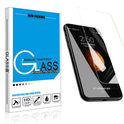 For iPhone X/XS, XS Max, XR, 11, 11 Pro Premium Full Coverage Tempered Glass Screen Protector - Place Wireless