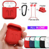 Strap Holder & Silicone Case Cover For Apple AirPod Air Pod Accessories AirPods