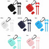 Strap Holder & Silicone Case Cover For Apple AirPod Air Pod Accessories AirPods