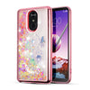 For LG STYLO 4/ STYLUS 4 2018 Liquid Glitter Flowing Sparkle Shockproof TPU Case