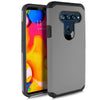 for LG V40, V40 ThinQ 2018 Heavy Duty Defender Impact Shockproof Hybrid Case