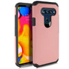 for LG V40, V40 ThinQ 2018 Heavy Duty Defender Impact Shockproof Hybrid Case