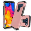 for LG V40, V40 ThinQ 2018 Heavy Duty Defender Impact Shockproof Hybrid Case