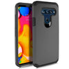 for LG V40, V40 ThinQ 2018 Heavy Duty Defender Impact Shockproof Hybrid Case