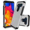 for LG V40, V40 ThinQ 2018 Heavy Duty Defender Impact Shockproof Hybrid Case