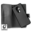 for Moto G7 Play Leather 8 Card Slot Magnetic Wallet Case[DETACHABL