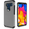 for LG V40, V40 ThinQ 2018 Heavy Duty Defender Impact Shockproof Hybrid Case