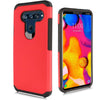 for LG V40, V40 ThinQ 2018 Heavy Duty Defender Impact Shockproof Hybrid Case