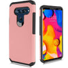 for LG V40, V40 ThinQ 2018 Heavy Duty Defender Impact Shockproof Hybrid Case