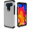 for LG V40, V40 ThinQ 2018 Heavy Duty Defender Impact Shockproof Hybrid Case