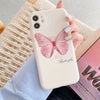 For iPhone 12 ,mini ,11 Pro Max, X/XR/Xs Max, 7/8+, Butterfly Soft Silicone Case