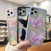 For iPhone 12 ,mini ,11 Pro Max, X/XR/Xs Max, 7/8+, Butterfly Soft Silicone Case