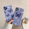 For iPhone 12 ,mini ,11 Pro Max, X/XR/Xs Max, 7/8+, Butterfly Soft Silicone Case