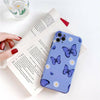 For iPhone 12 ,mini ,11 Pro Max, X/XR/Xs Max, 7/8+, Butterfly Soft Silicone Case