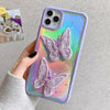 For iPhone 12 ,mini ,11 Pro Max, X/XR/Xs Max, 7/8+, Butterfly Soft Silicone Case