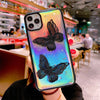 For iPhone 12 ,mini ,11 Pro Max, X/XR/Xs Max, 7/8+, Butterfly Soft Silicone Case