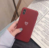 For AppLe Iphone 11 Pro Max  8 Plus XS  MAX XR Slim Love Heart Cute ♡♥  Girls Women Phone Case Cover ♡♥