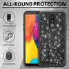 For LG Stylo 5/5v/5+/5x Case Hybrid Luxury Glitter Bling Cover/ Screen Protector