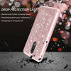 For LG Stylo 5/5v/5+/5x Case Hybrid Luxury Glitter Bling Cover/ Screen Protector