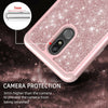 For LG Stylo 5/5v/5+/5x Case Hybrid Luxury Glitter Bling Cover/ Screen Protector