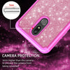 For LG Stylo 5/5v/5+/5x Case Hybrid Luxury Glitter Bling Cover/ Screen Protector